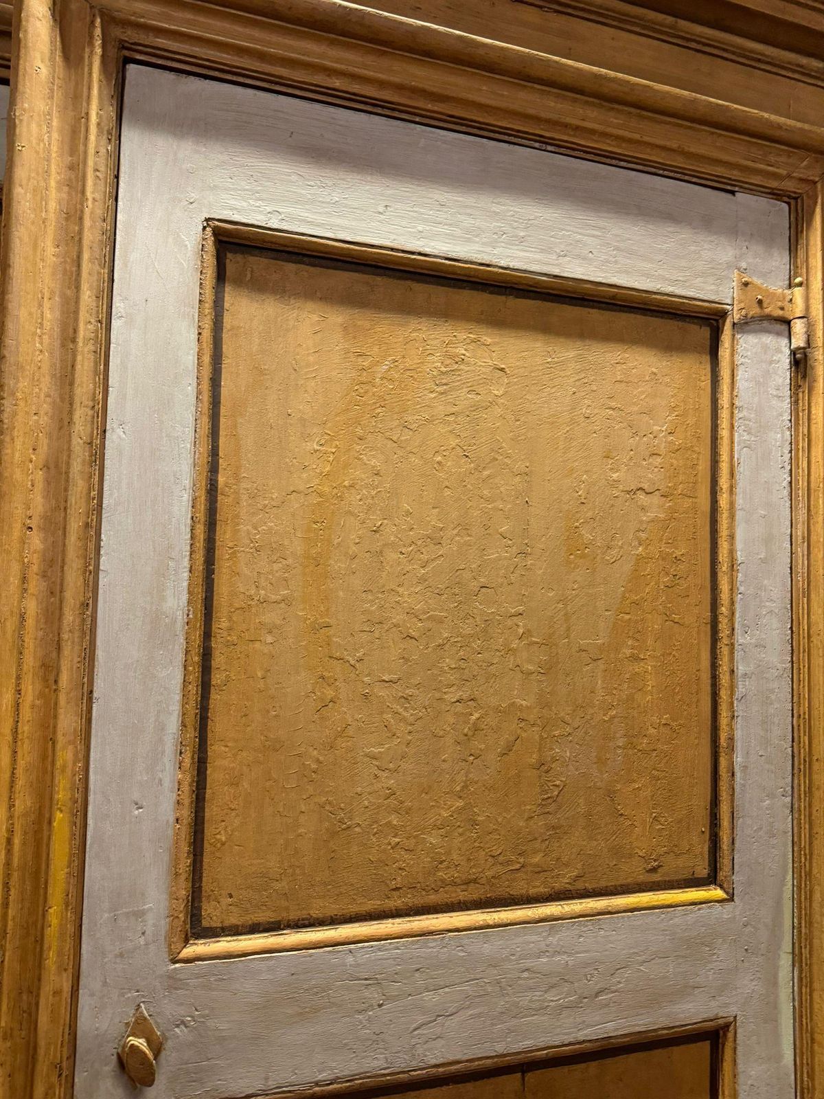 photo furniture Set Of 3 Internal Doors In Lacquered Wood With Frame, Italy