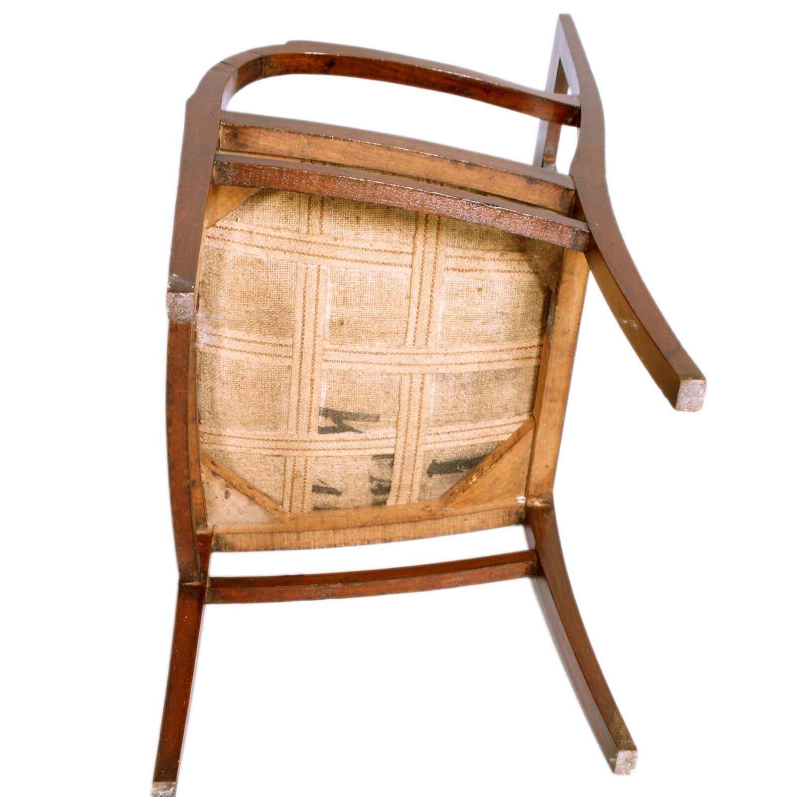 Austrian All Original Josef Hoffmann Wiener Werkstätte Armchairs, Wood Of Walnut photo for sale