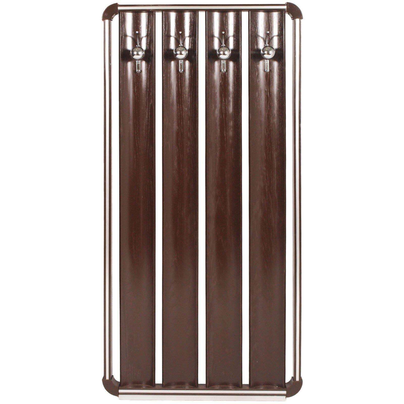 1960s Coat Rack By Carlo De Carli For Fiarm In Curved Rosewood And Chrome Metal
