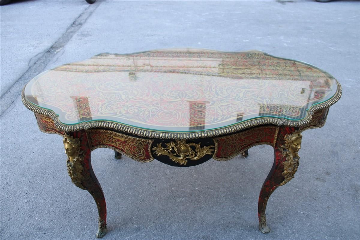 Rare Napoleon III Boulle Desk  1860 France André Charles Boulle photo buy