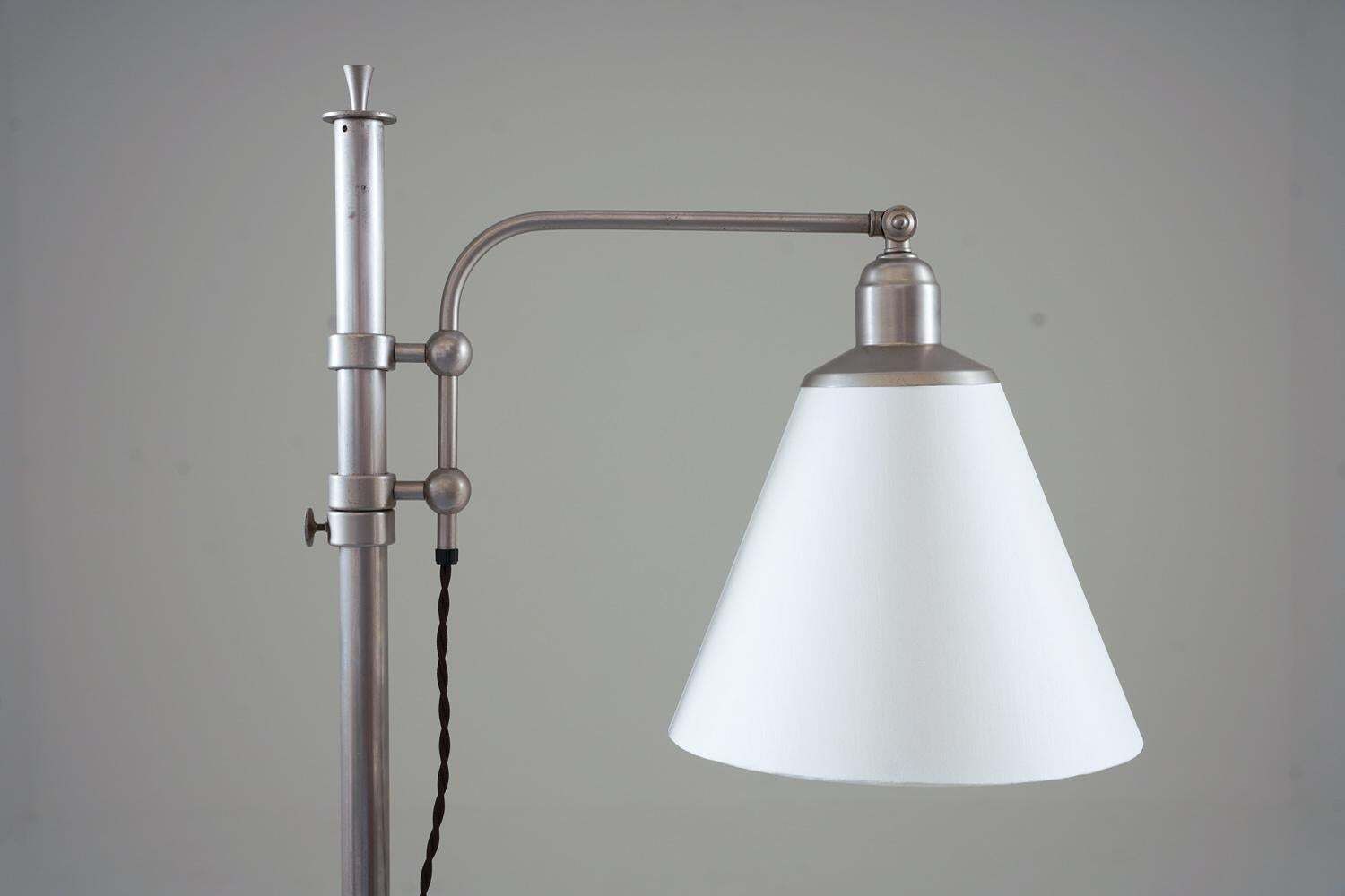 Swedish Functionalist Floor Lamp, "77116" By Elektriska Ab Chr Bergh & Co photo for sale
