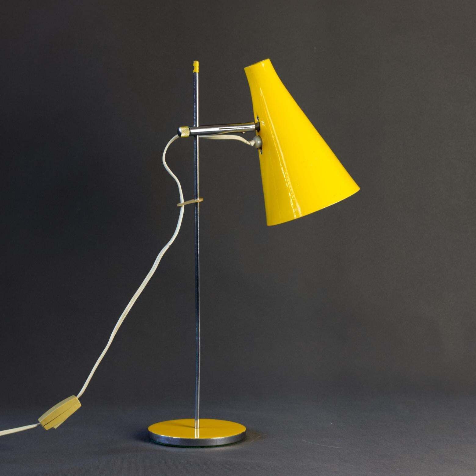 Mid Century Table Lamp By Josef Hurka For Lidokov Czechoslovakia, 1960s photo furniture