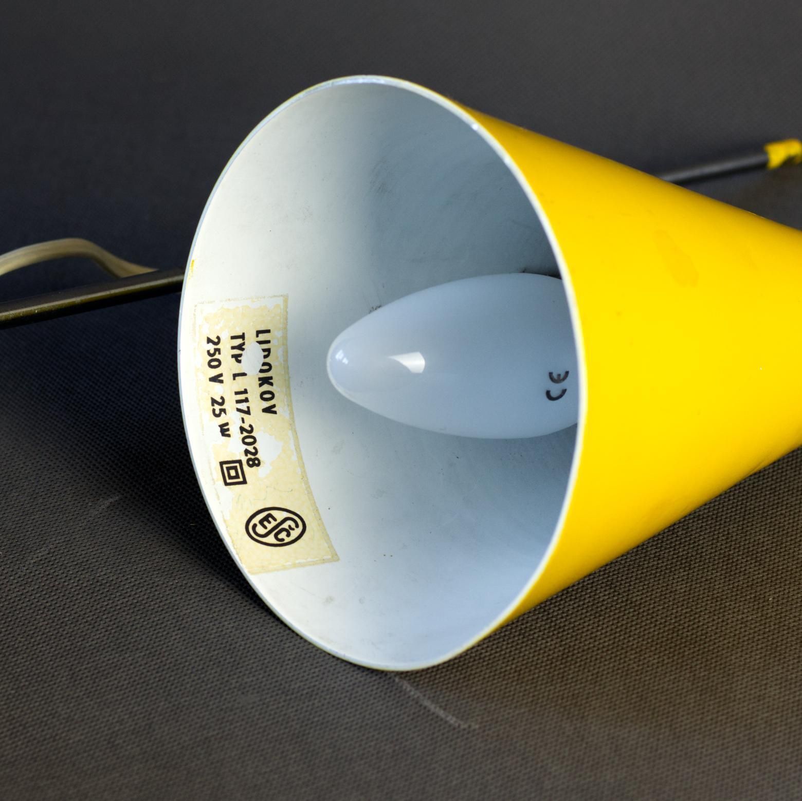 301.0 Mid Century Table Lamp By Josef Hurka For Lidokov Czechoslovakia, 1960s photo