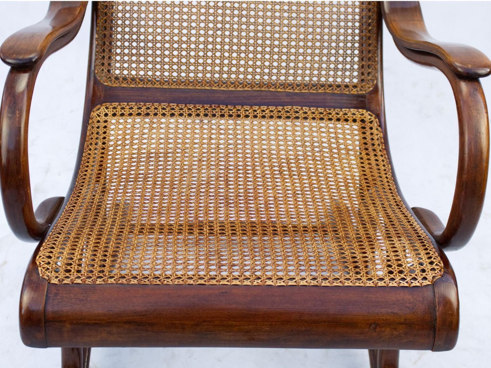 Bentwood Cane Salonfauteuil Easy Chair Thonet No. 1, Circa 1890 photo Furniture
