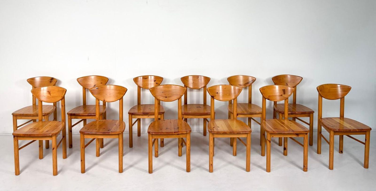 Mid Century Pine Dining Chairs By Rainer Daumiller, Denmark, 1970s photo furniture