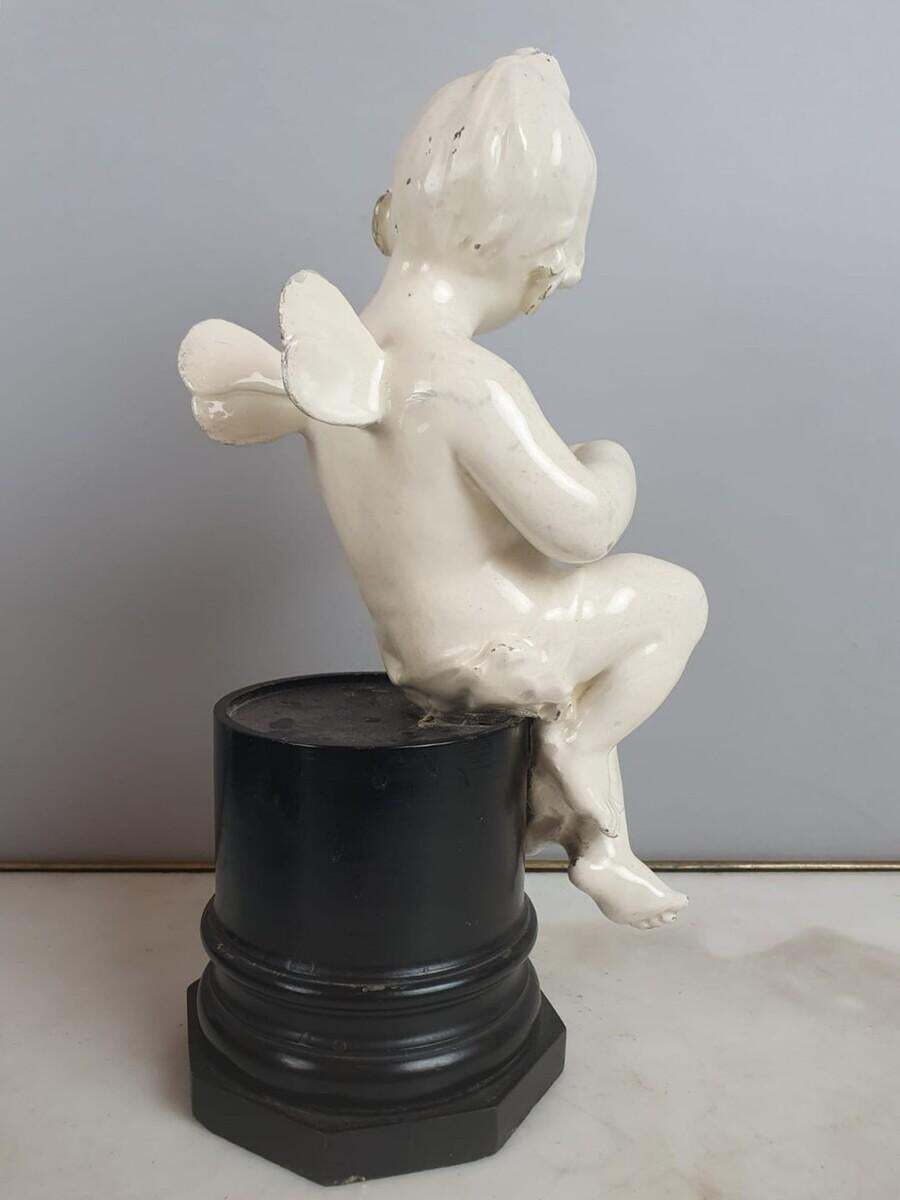 photo furniture Group Of 5 Earthenware Musician Cherubs, Late 19th, Early 20th.