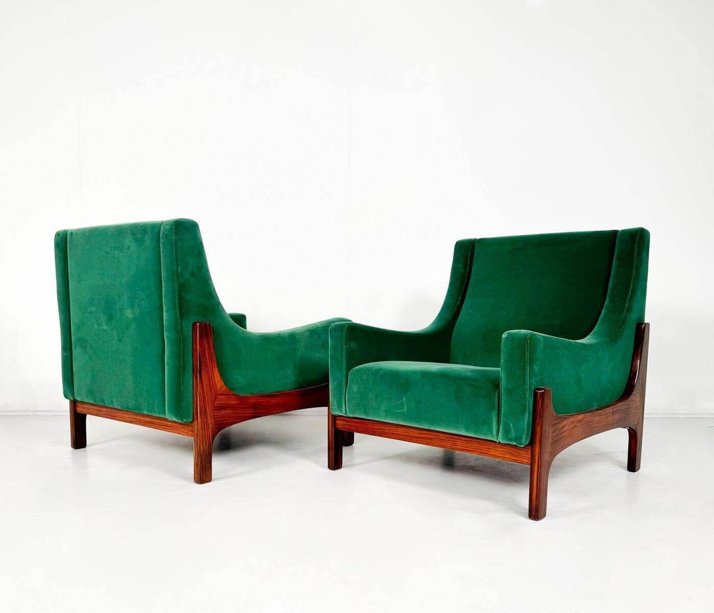 Pair Of Mid Century Italian Armchairs, 1960s photo 6052.0