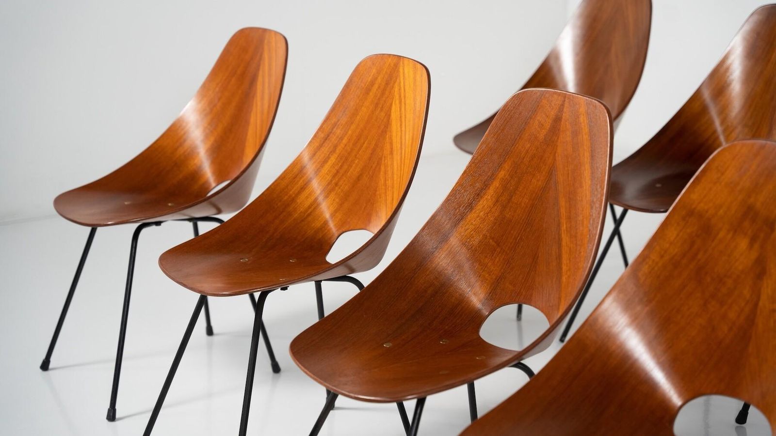 Vittorio Nobili "Medea" Dining Chairs, Italy 1955   Sold Per Piece photo for sale