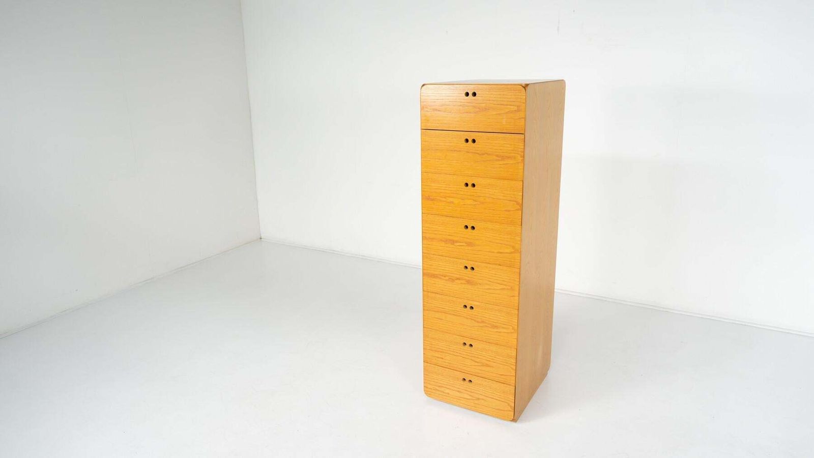 Mid Century Wooden High Chest Of Drawer By Derk Jan De Vries photo furniture