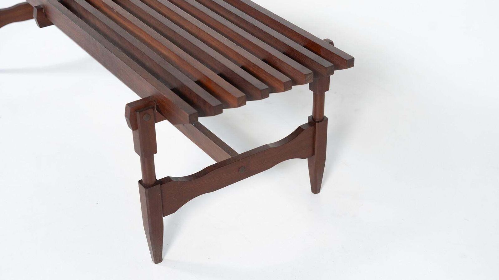 Mid Century Modern Wooden Bench By Ico And Luisa Parisi, Italy, 1950s photo Furniture