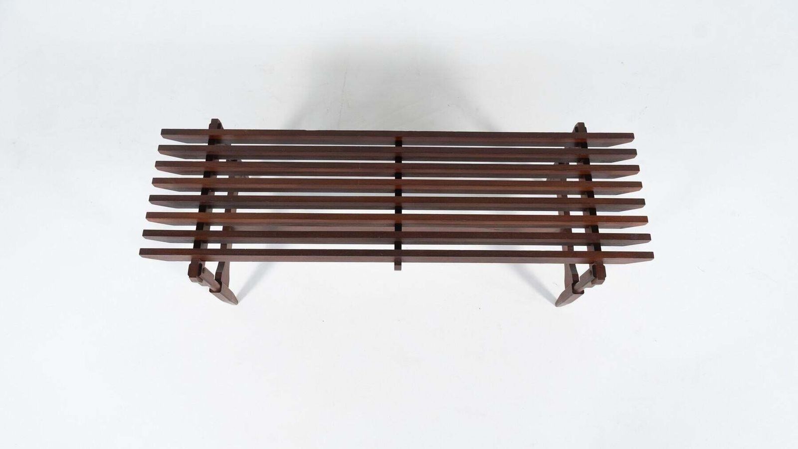 photo for sale Mid Century Modern Wooden Bench By Ico And Luisa Parisi, Italy, 1950s
