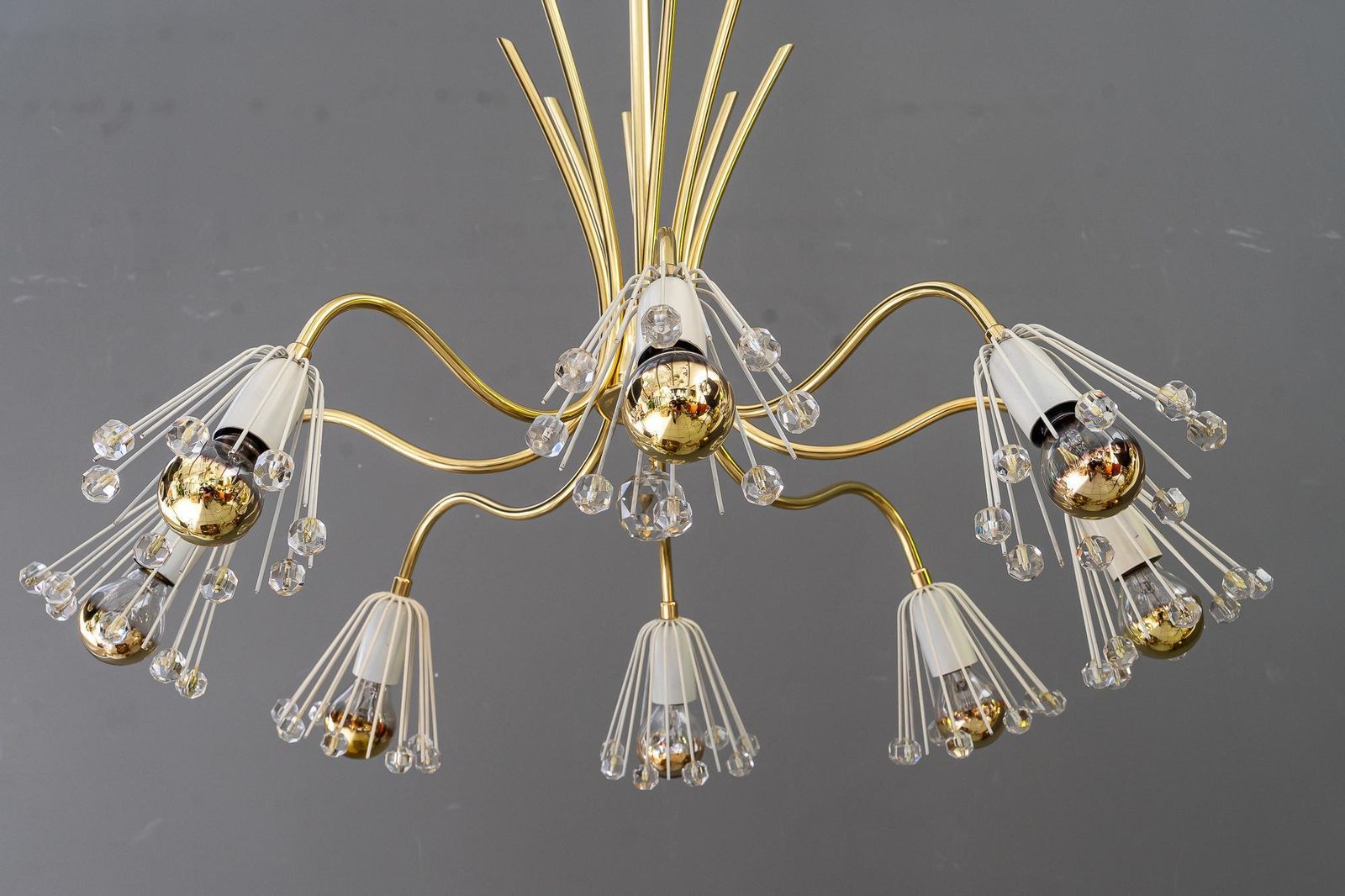 Chandelier By Emil Stejnar For Rupert Nikoll Vienna Around 1950s photo buy