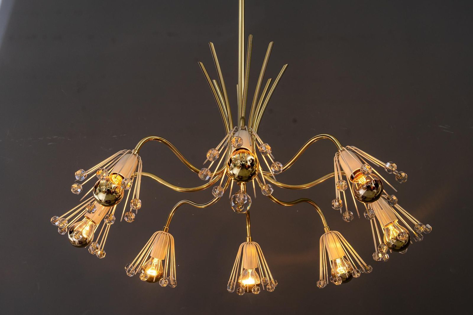 1126.0 Chandelier By Emil Stejnar For Rupert Nikoll Vienna Around 1950s photo
