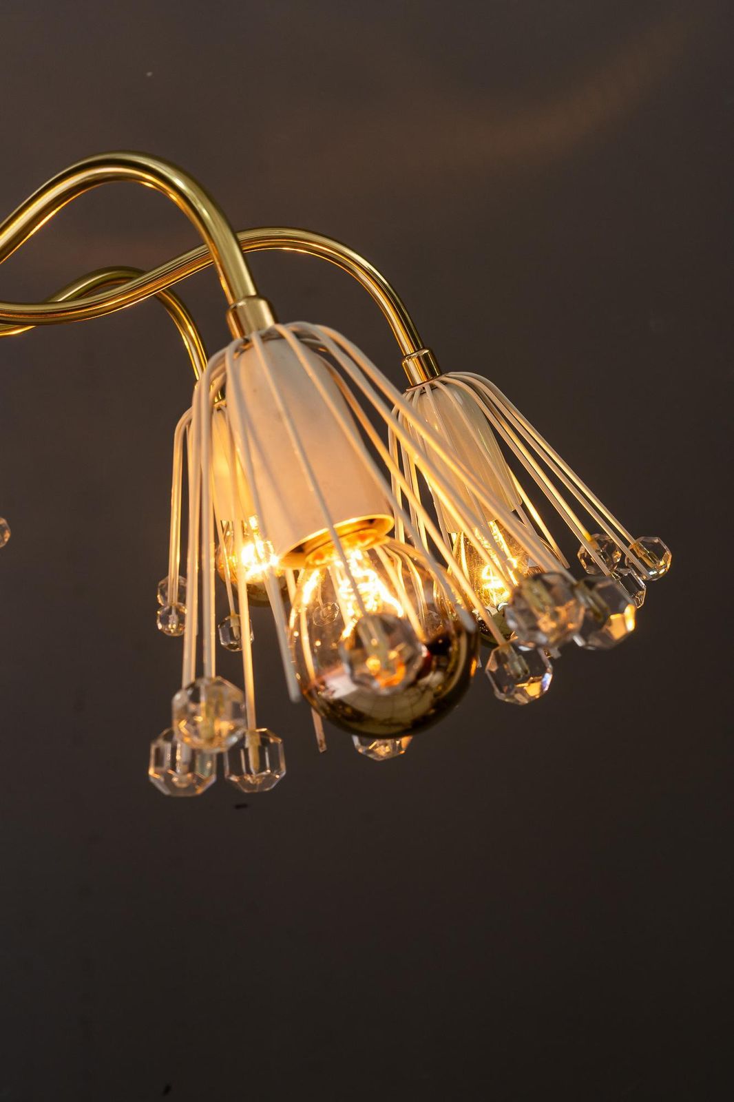 photo vintage Chandelier By Emil Stejnar For Rupert Nikoll Vienna Around 1950s