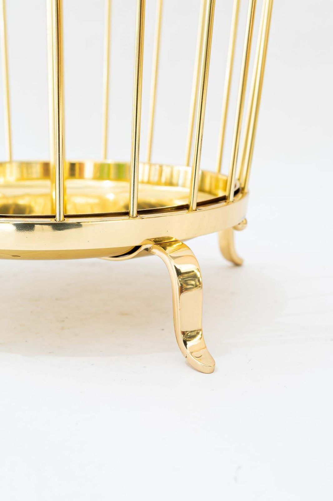 Big Brass Umbrella Stand Vienna Around 1950s photo for sale