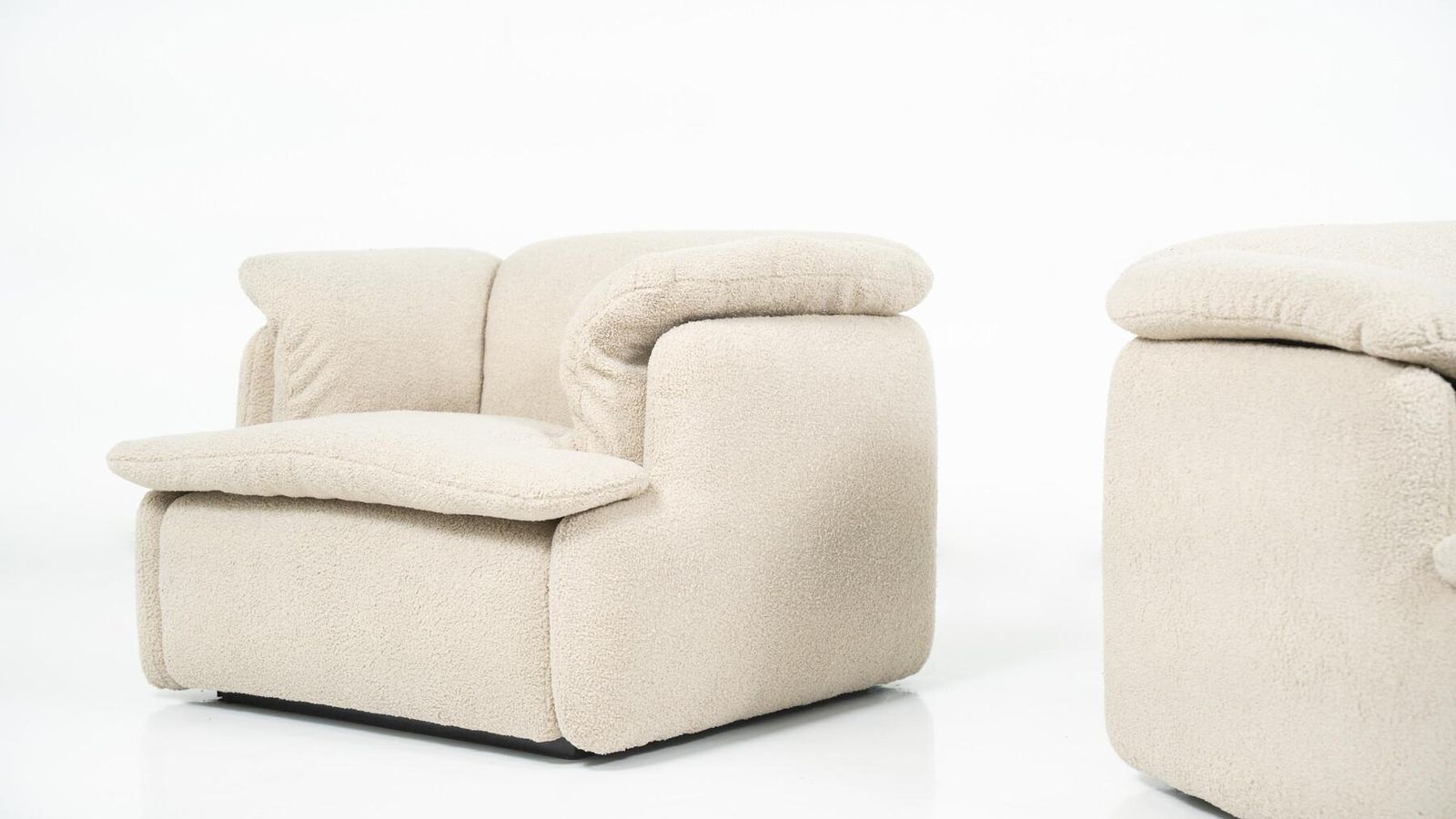 Mid Century Modern Pair Of Armchairs   New Upholstery photo furniture