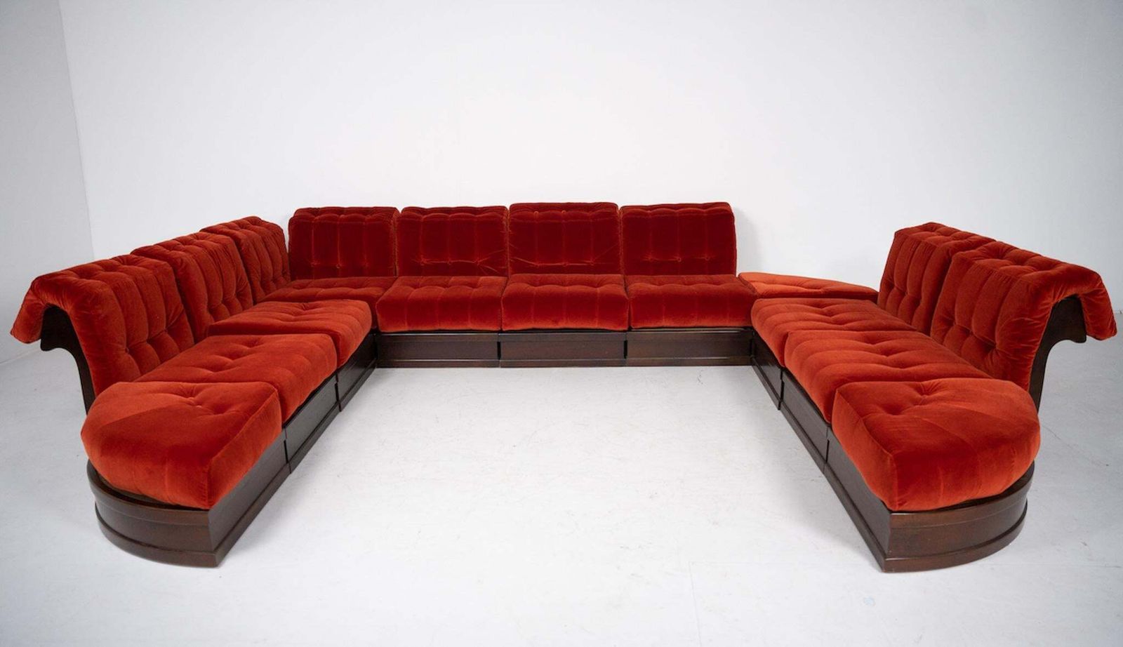 "Can Can" Modular Sofa By Luciano Frigerio For Frigerio Di Desio, 1970s photo vintage