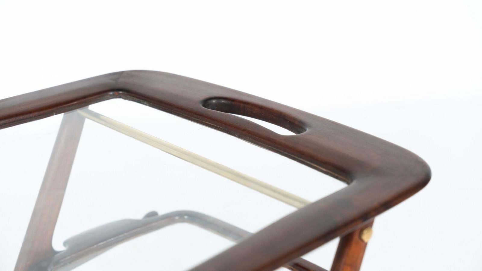 photo vintage Mid Century Modern Dry Bar/ Trolley By Cesare Lacca, Italy, 1950s