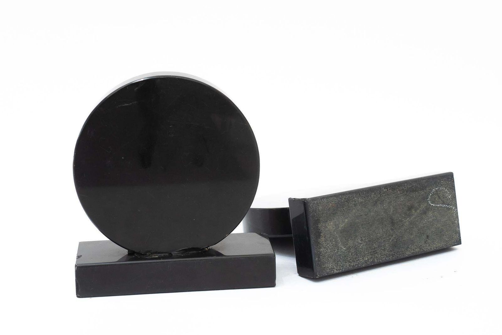 Home Decor 2 Art Deco Bookends Marble Around 1920s photo