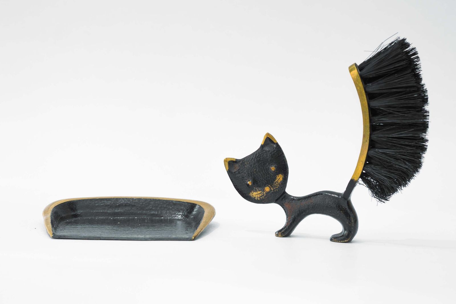 Walter Bosse Cat Crumbs Table Cleaning Set For Hertha Baller, Austria, 1950s photo furniture