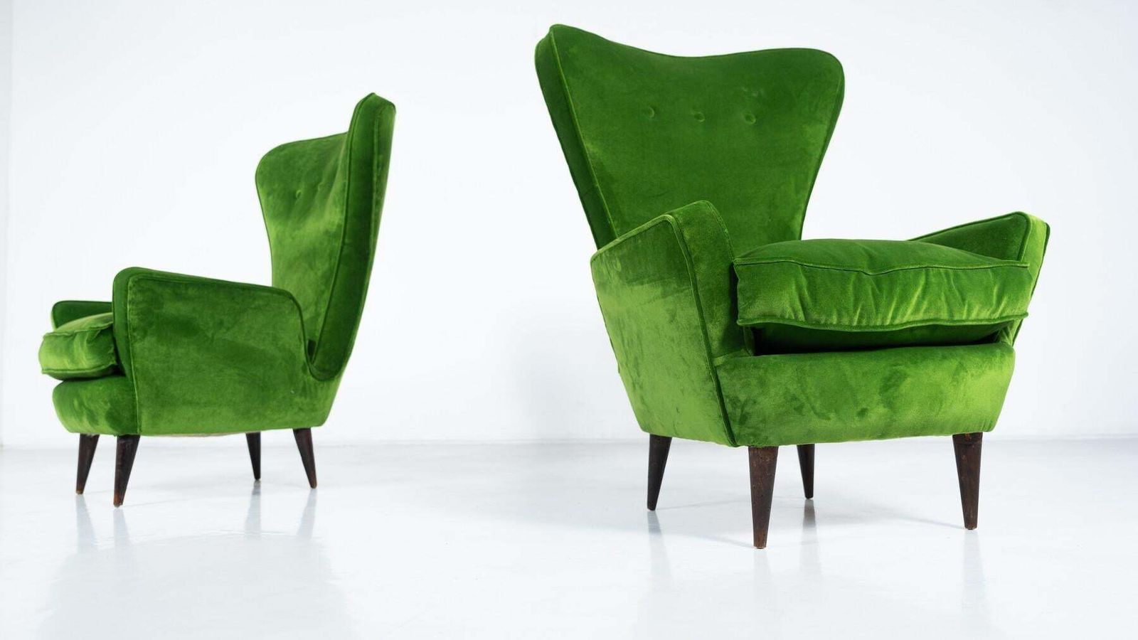 Modern Pair Of Armchairs By Emilia Sala And Giorgio Madini   New Upholstery photo Furniture