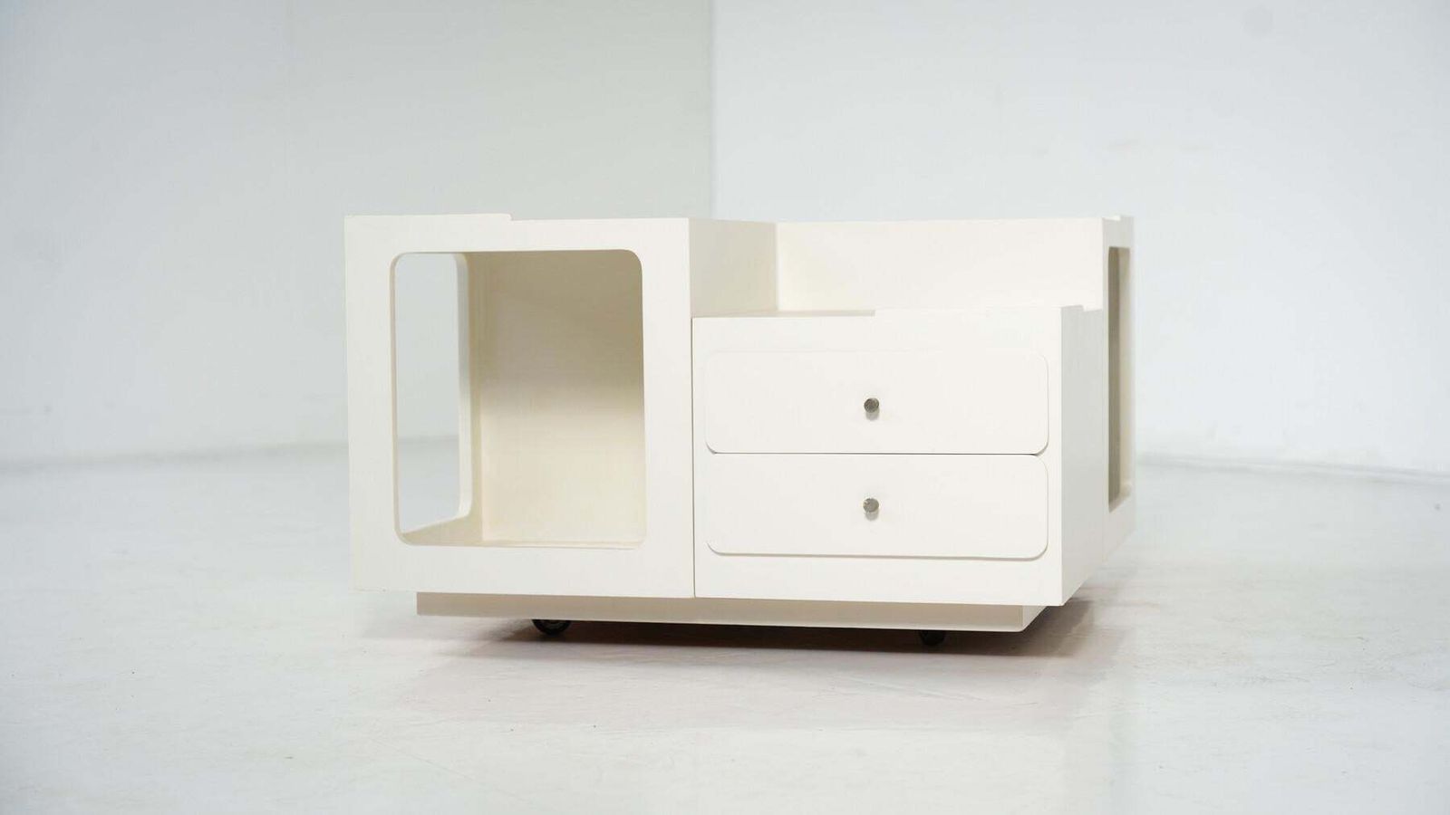 Mid Century Modern Coffee Table, Wood, Italy, 1970s photo furniture