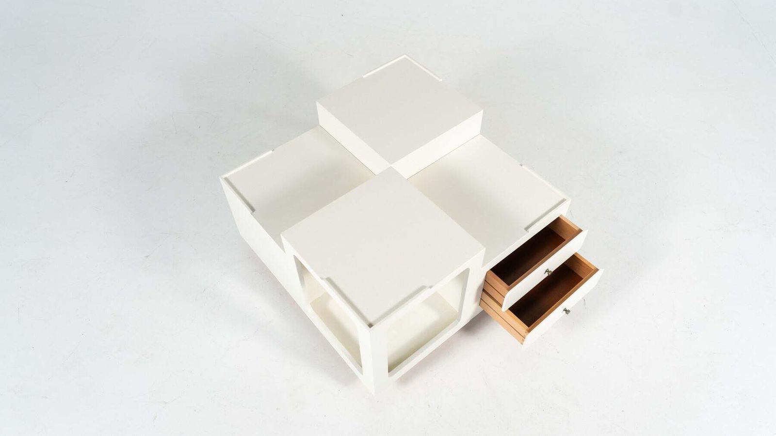 photo for sale Mid Century Modern Coffee Table, Wood, Italy, 1970s