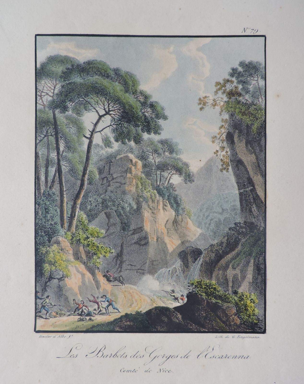 The Barbets Of The Escarenna Gorge, County Of Nice