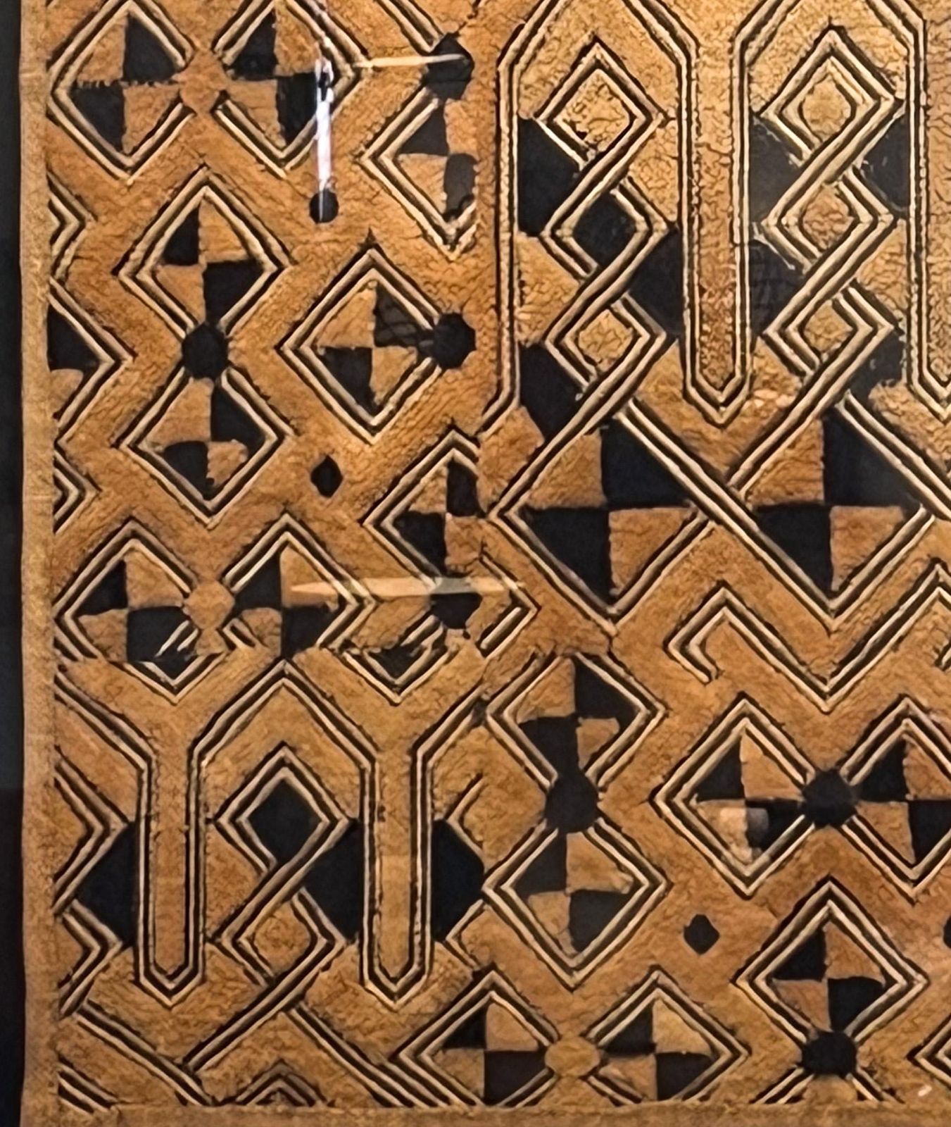Framed Kuba Weaving, Democratic Republic Of Congo, 1950s photo furniture