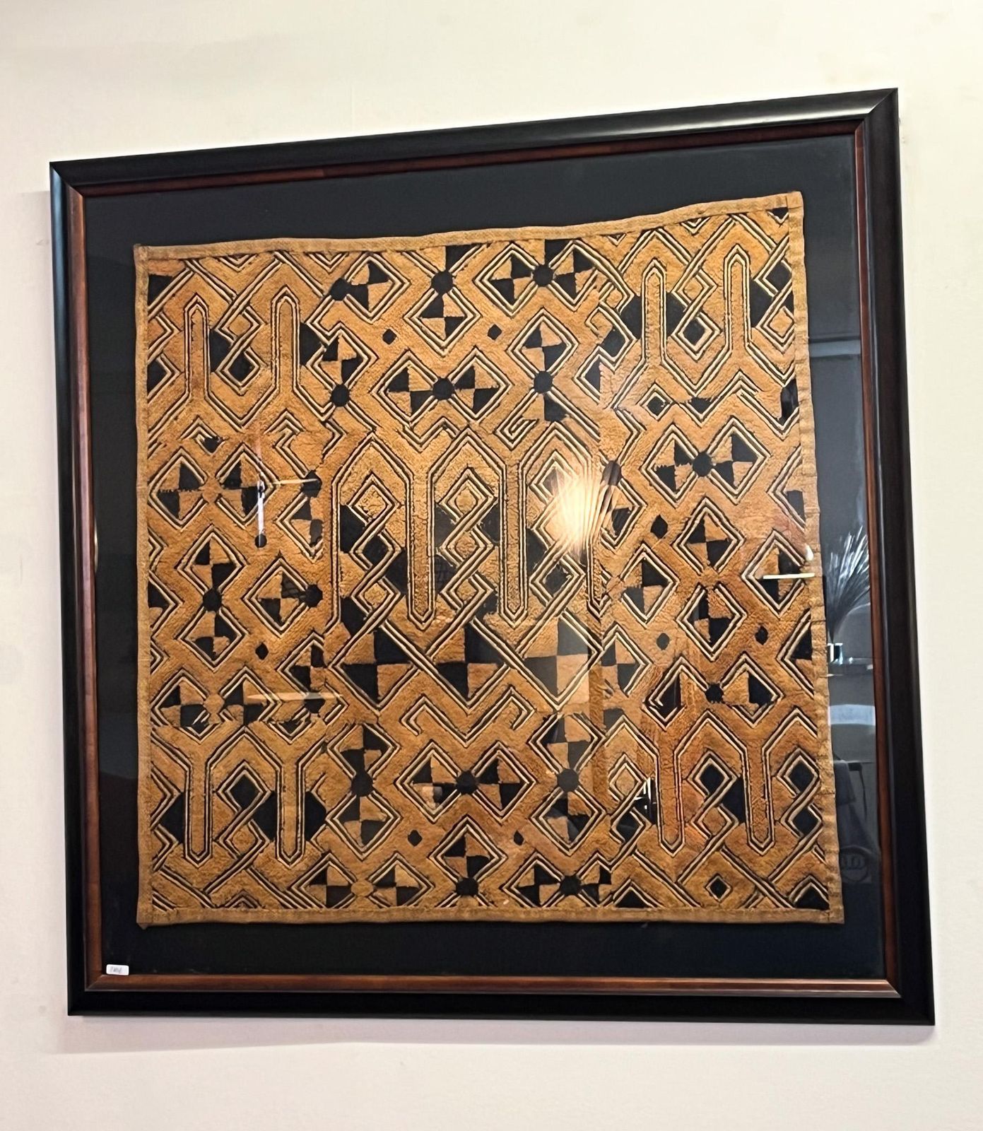 Framed Kuba Weaving, Democratic Republic Of Congo, 1950s photo Art