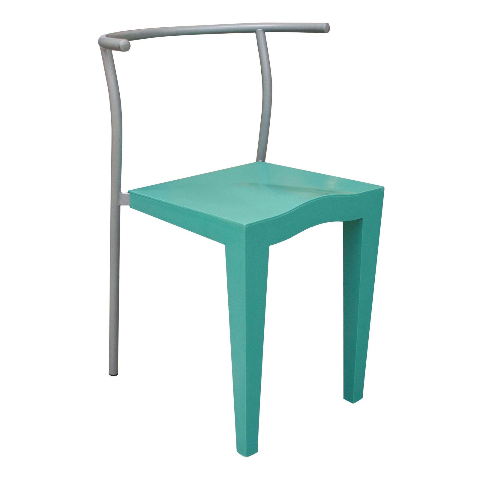 Phillippe Stark DR.Glob Turquoise Set Of Chairs, Italy, 1988 photo 2556.0