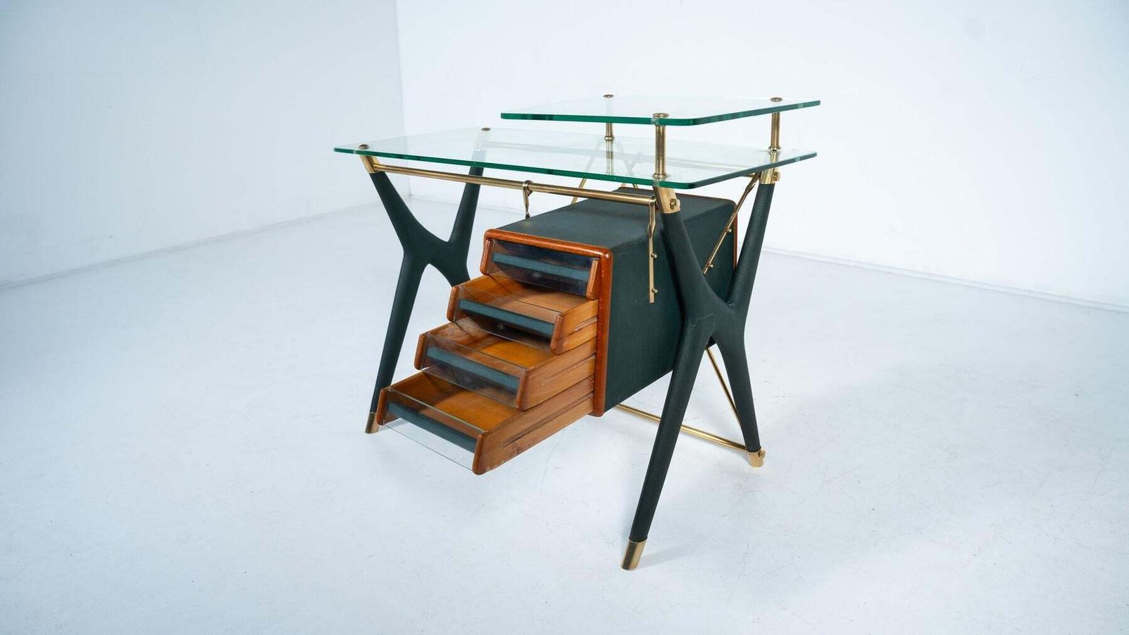 Desk By Silvio Berrone From The Bialetti Building, Omegna, Italy 1955 photo Furniture