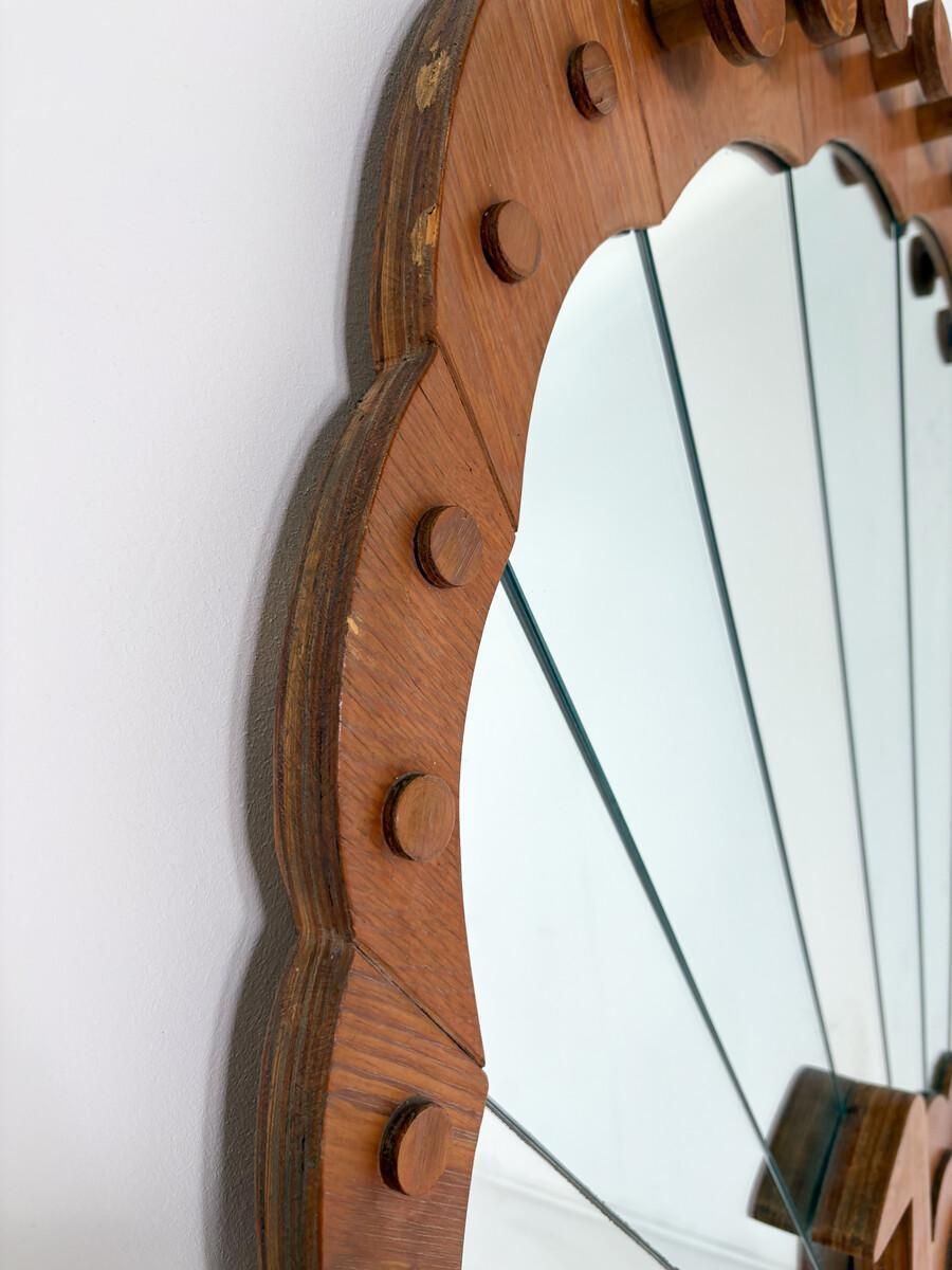 photo for sale 'Pavone' Mirror By Sirio Alessandri For Pallucco, 1970s