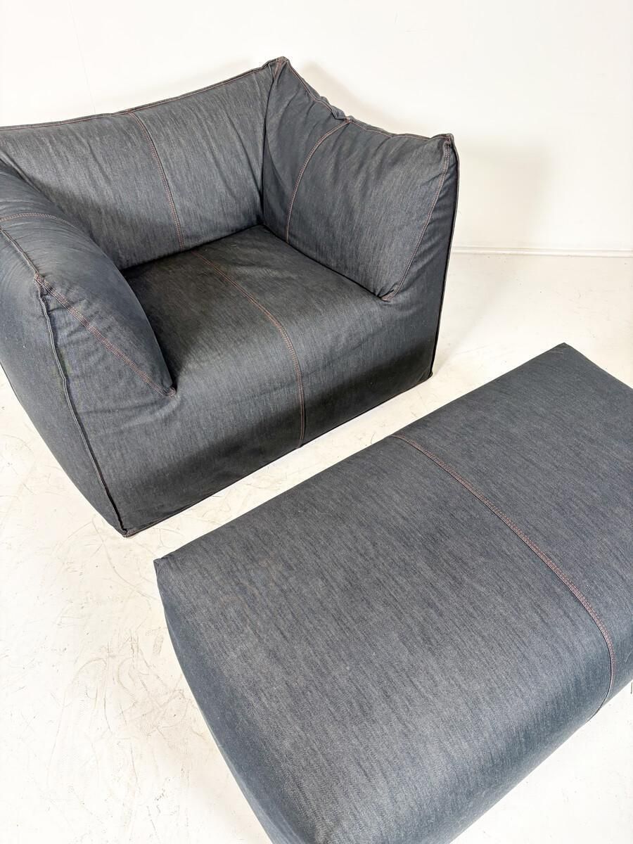 “Le Bambole” Armchair And Ottoman By Mario Bellini, Italy, 1970s photo Furniture