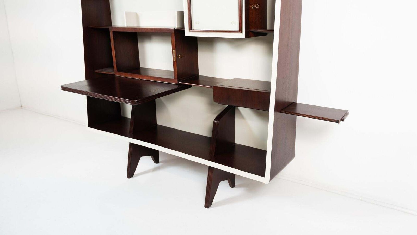Mid Century Bookcase By Gio Ponti For Ariberto Colombo, 1945 photo Furniture
