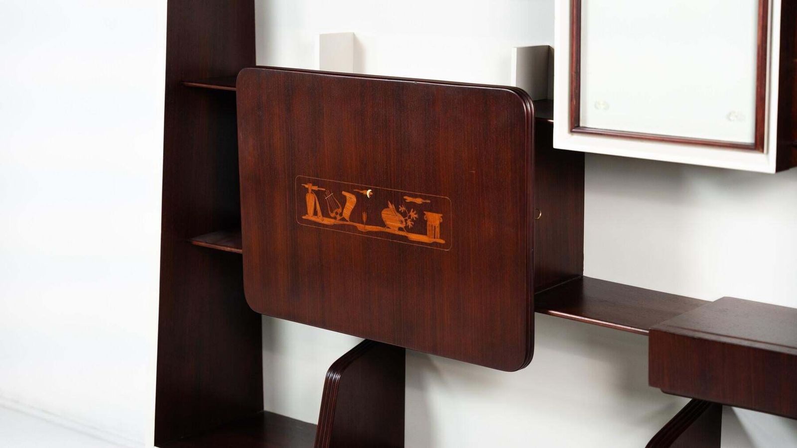 photo vinterior Mid Century Bookcase By Gio Ponti For Ariberto Colombo, 1945
