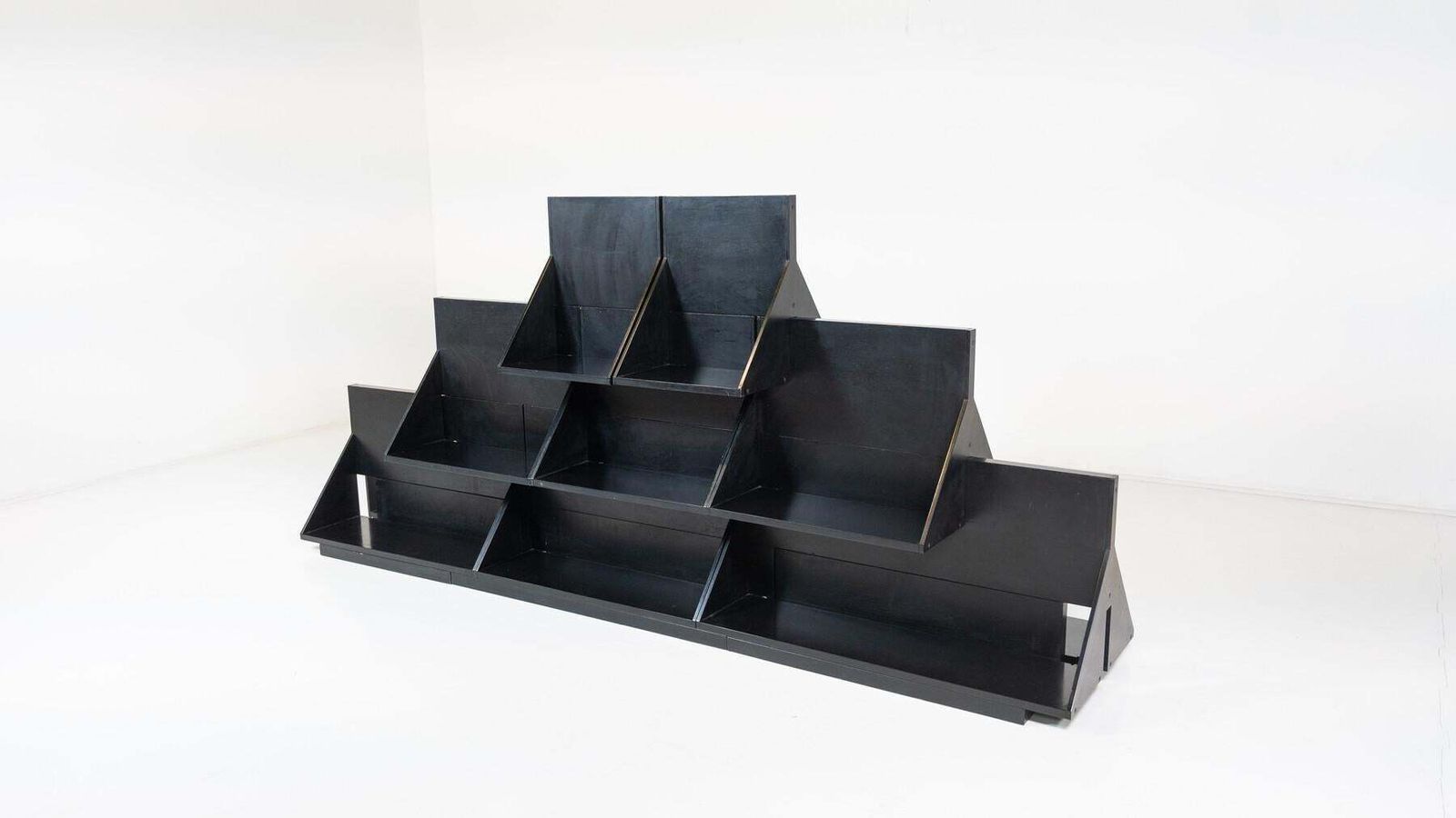 Double Sided Bookcase " Uno Sull'altro" By Ugo La Pietra , 1968 photo for sale
