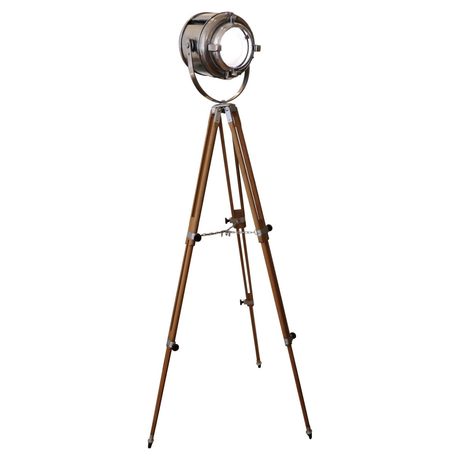 Theater Spotlight Manufactured By Furse On Vintage Tripod, Uk, 1950's