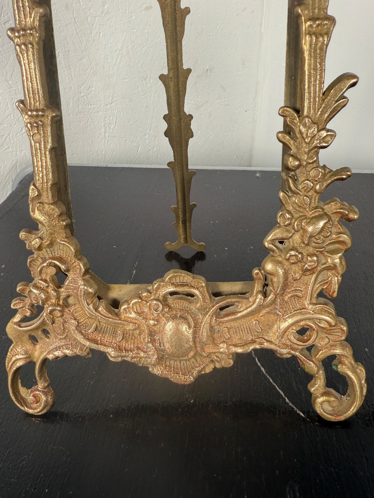 Art Nouveau Brass Pair Of Photo Frames   France photo vintage