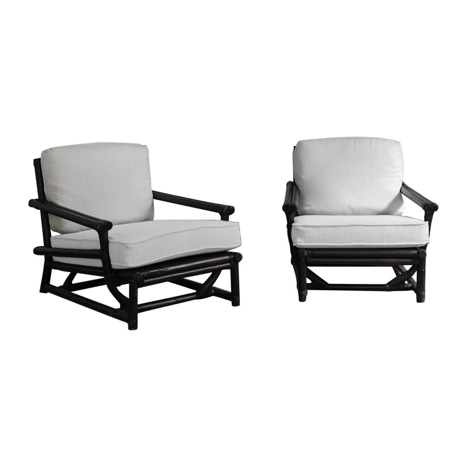 Pair Of Deep Lounge Chairs – Elinore & Jhon Mcguire San Francisco 1970