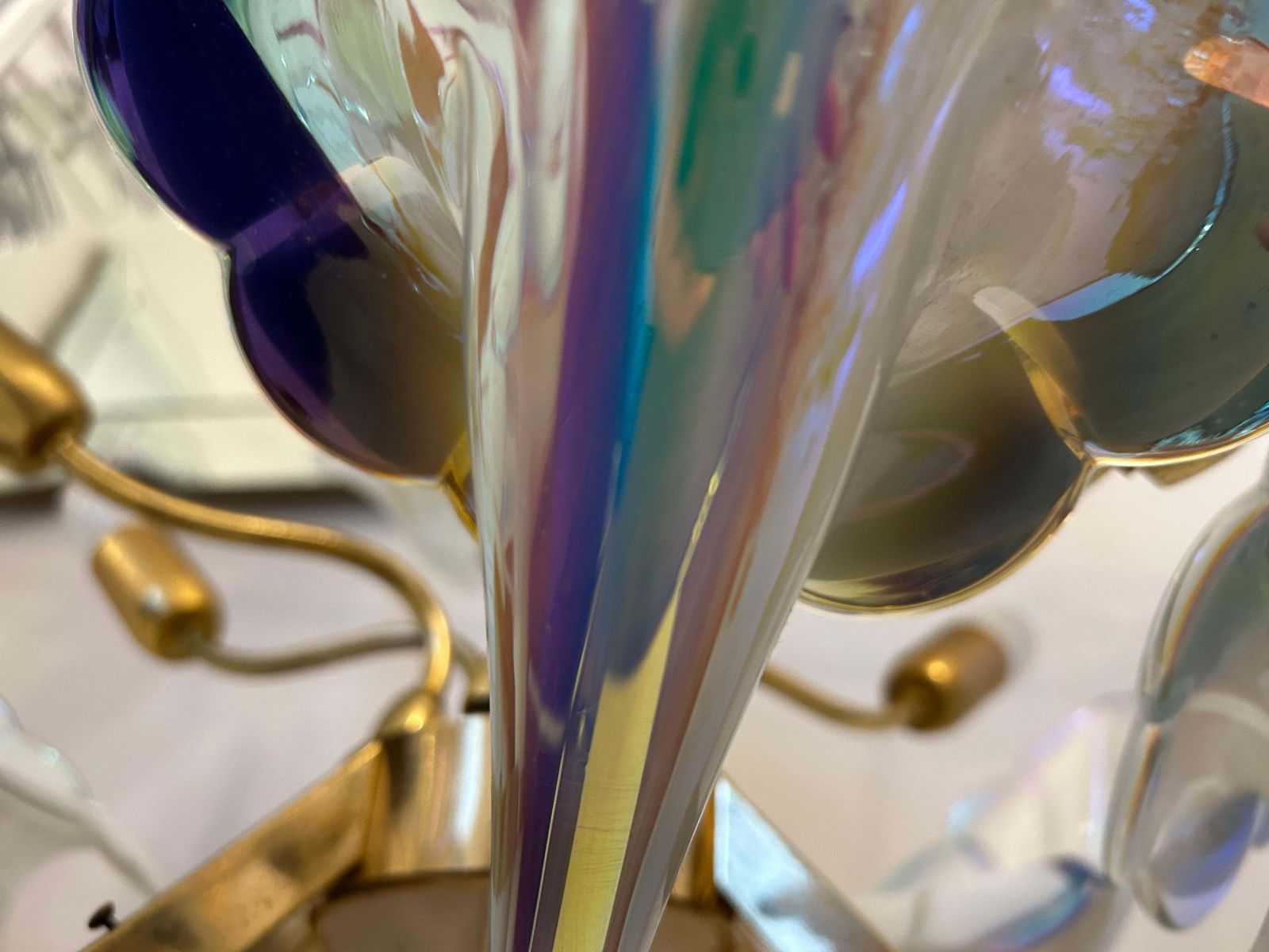 Wings Of Freedom, Majestic Murano Chandelier, 1980's photo for sale