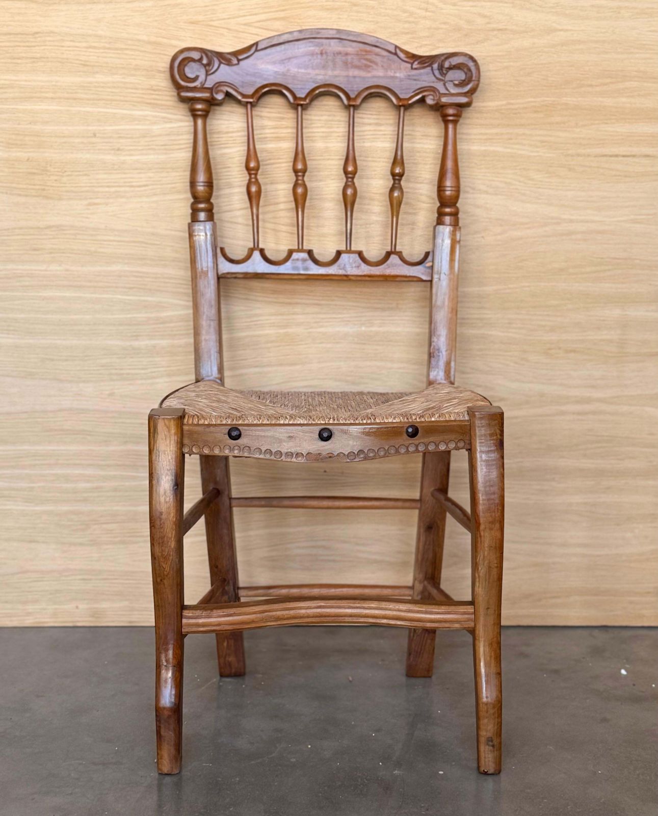 19th Spain Dining Chairs With Wide Cane Seats, Set Of 10 photo furniture