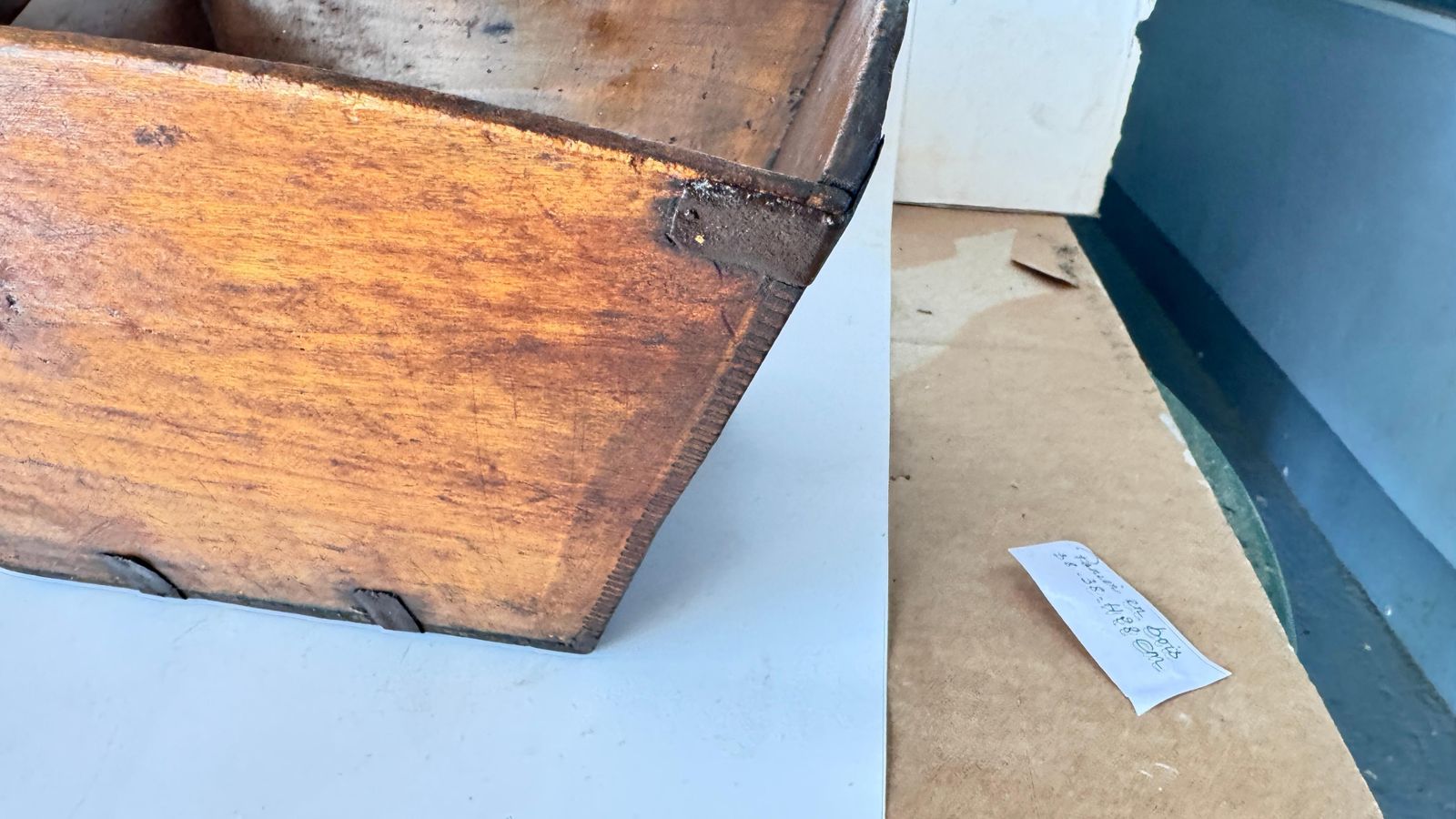 Early 20th Century Chinese Wooden Rice Measure With Copper Fittings photo buy