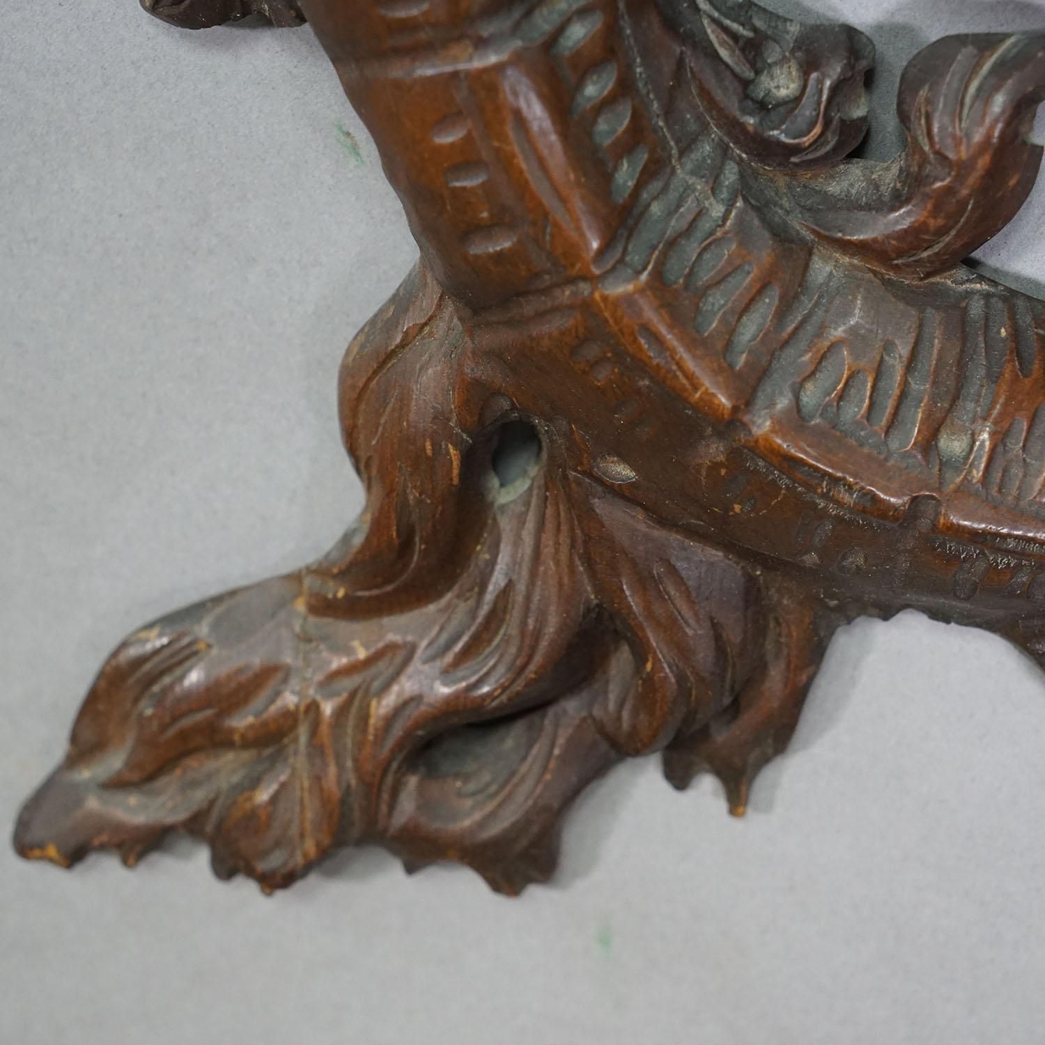 photo for sale Victorian Mirror With Carved Dragon In The Manner Of Gabriel Viardot Ca. 1880