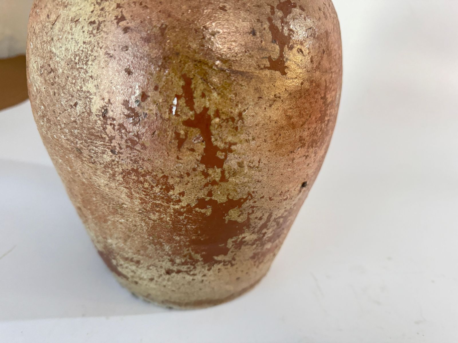 Japanese Style Stoneware Pottery Jug Pitcher With Amazing Glaze  19th France photo vinterior