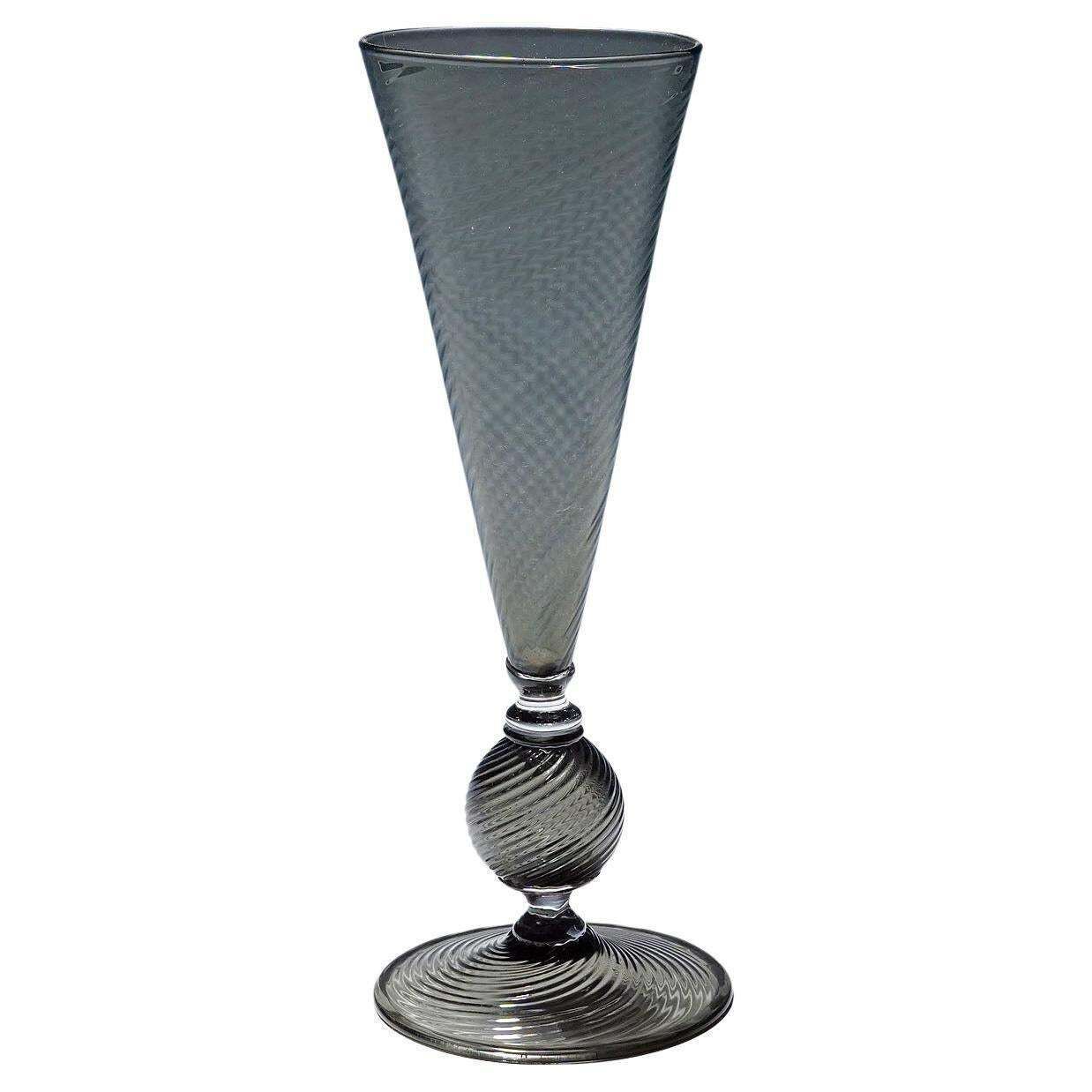 Glass Vase Vetro Soffiato Venini Murano Ca. 1950s