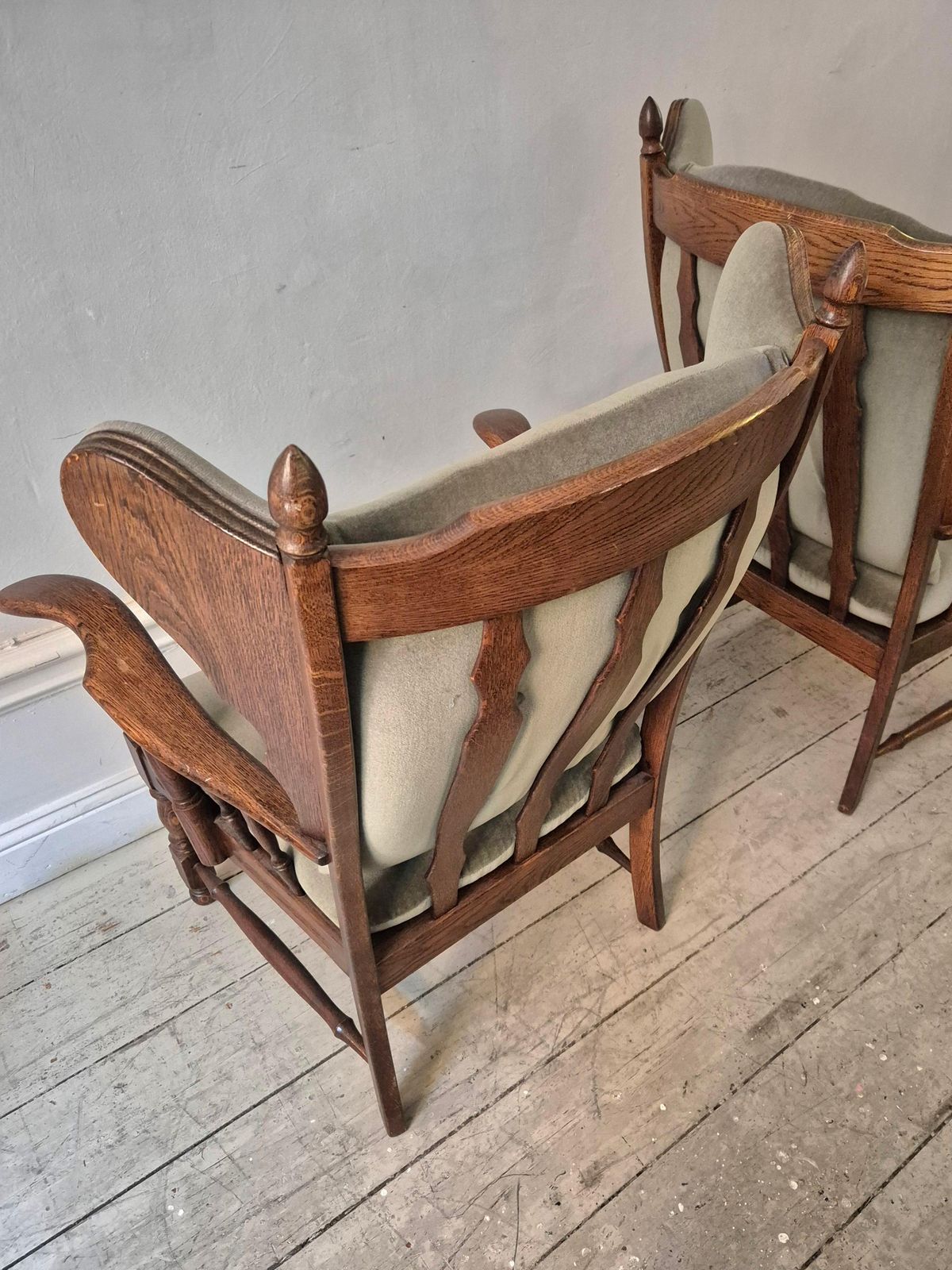 A Pair Of Wingback Chairs, Scandinavian, 1960/70s. photo vinterior