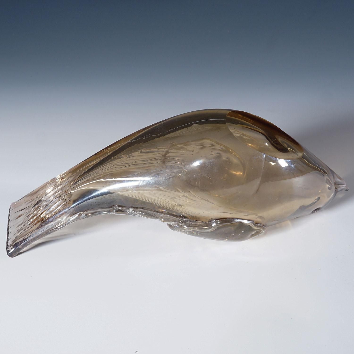 photo for sale Bird Sculpture By Tyra Lundgren For Venini 1930s