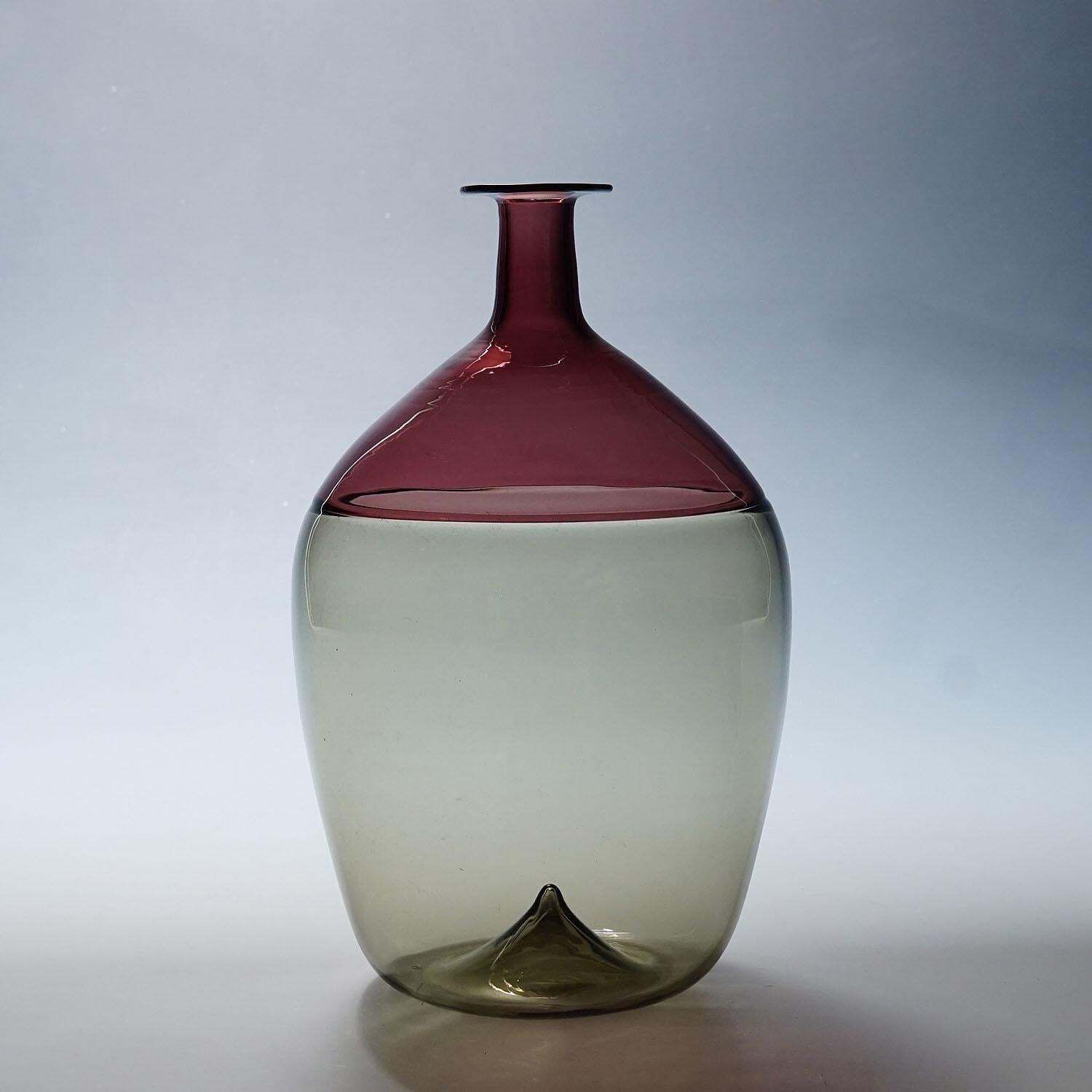 Art Glass Vase 'Bolle ' By Tapio Wirkkala For Venini, Murano 1966 photo furniture
