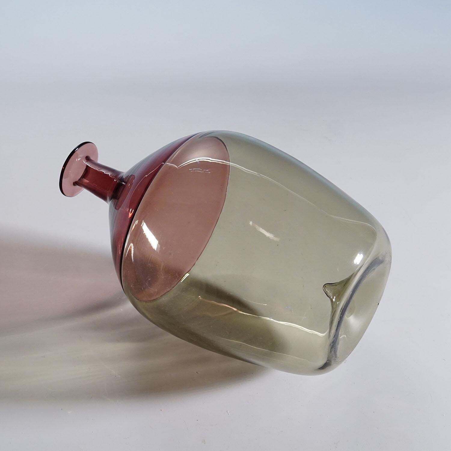 Art Glass Vase 'Bolle ' By Tapio Wirkkala For Venini, Murano 1966 photo buy